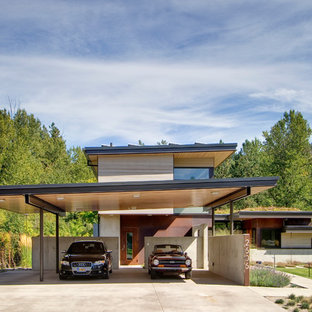 Pultdach Garage - Ideen & Bilder | HOUZZ