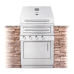 Kalamazoo Hybrid Fire Built-in Grill - K500HB - Outdoor Grills