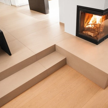 Kamin im Wohnzimmer