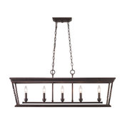 Davenport 5-Light Linear Pendant Etruscan Bronze