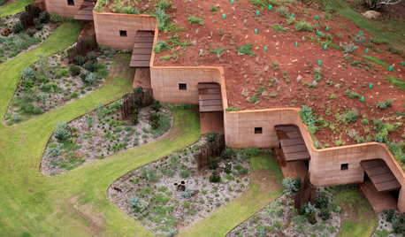 Мир дизайна: Необычный землебитный дом для спасения от жары
