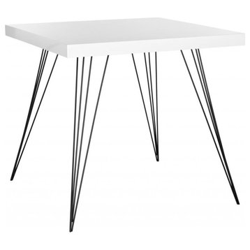 Safavieh Wolcott Lacquer Accent Table, White and Black