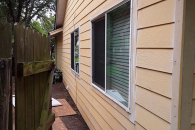 Example of a trendy home design design in Austin