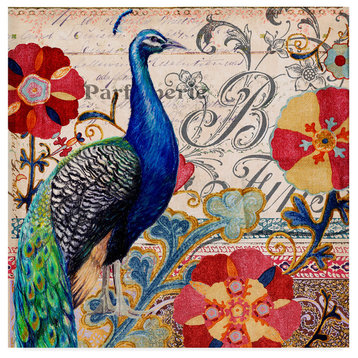 Art Licensing Studio 'Peacock Decor' Canvas Art
