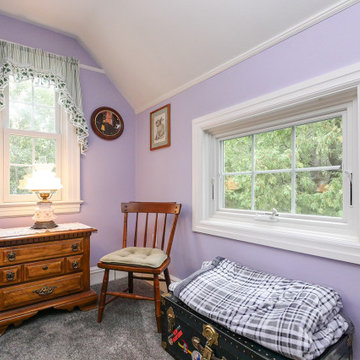 Awning and Double Hung Windows in Lovely Bedroom
