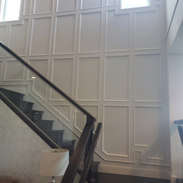 Stairwell Wainscoting
