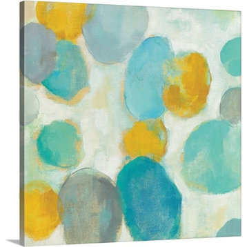 "Painted Pebbles III" Wrapped Canvas Art Print, 30"x30"x1.5"