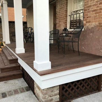 Courtyard Renovation with Landscape Lighting