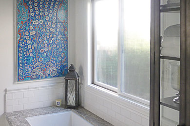 Inspiration for a mid-sized timeless master bathroom remodel in Los Angeles