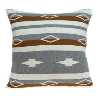 SAMI  Hand-Loomed Moroccan Wool Decorative Throw Pillow