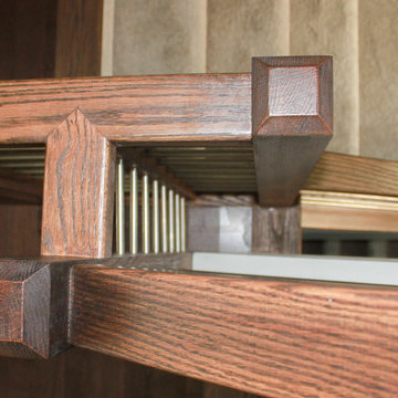 Project #22 | Stainless Steel & Dark Wood Treads