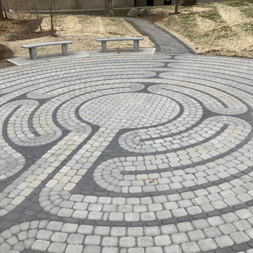 Concrete Paver Labyrinth