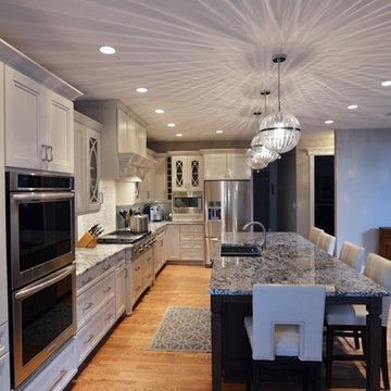 Elegant Transitional "L Shaped" Kitchen in Wheaton by Adam Hartig AKBD