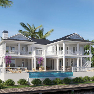 Englewood FL - Transitional Florida-style Waterfront Riverview