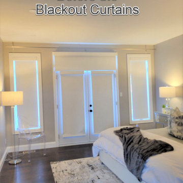 Extra Wide Blackout Curtains for a Modern Bedroom