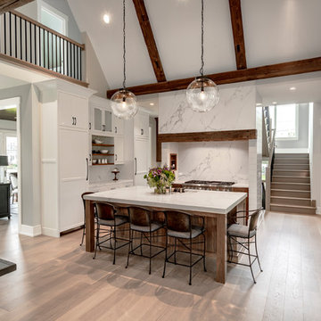Open Cathedral Kitchen with overlook