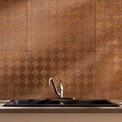 Fasade Miniquattro, Cracked Copper - Home Decor
