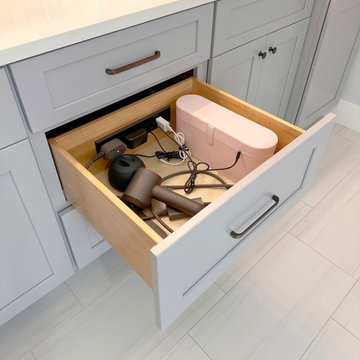 Bathroom Vanity In-Drawer Outlets