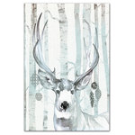 DDCG - Whimsical Watercolor Reindeer Canvas Wall Art, Unframed, 32"x48" - Spread holiday cheer this Christmas season by transforming your home into a festive wonderland with spirited designs. This Whimsical Watercolor Reindeer Canvas Print Wall Art makes decorating for the holidays and cultivating your Christmas style easy. With durable construction and finished backing, our Christmas wall art creates the best Christmas decorations because each piece is printed individually on professional grade tightly woven canvas and built ready to hang. The result is a very merry home your holiday guests will love.