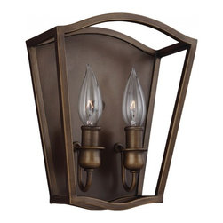 Feiss Yarmouth 2 Light Bathroom Lighting in Steel Material - Lighting