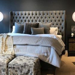 Hickory Chair Tufted Panel Bed - Panel Beds