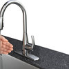 Flow Motion Sensor Kitchen Faucet, Brushed Nickel