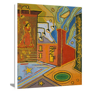 Three Friends by William H Johnson Giclee Canvas Print Repro