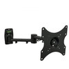 MegaMounts Full Motion Single Stud Wall Mount for 17-42" Displays With Leveler