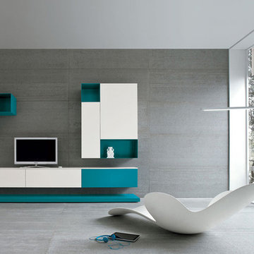 Modern Italian wardrobs, walk-in closets, libraries & wall units.