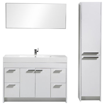 Eviva Cali 39" Gray Bathroom Vanity With Sink