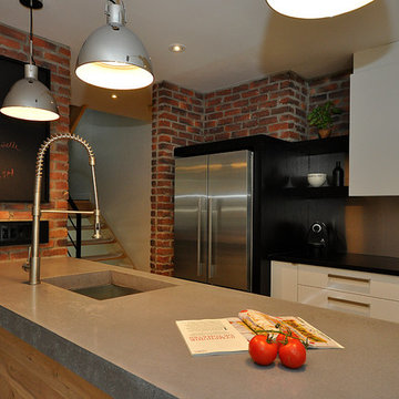 Industrial Bistro Kitchen