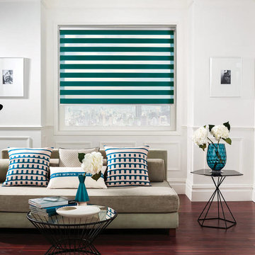 Accenting zebra shades