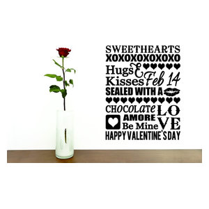 Black 12 X 18 Design With Vinyl Rad 1019 1 Xoxoxo Hug Kiss Love Quote Wall Decal Paint Wall Treatments Supplies Tools Home Improvement Adios Co Il