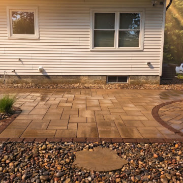 Paver Patio Installation Ballston Spa, NY Herringbone