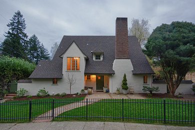 Example of an exterior home design in Portland