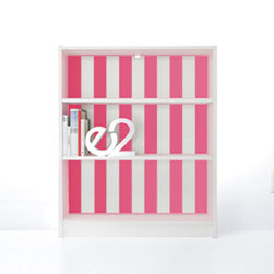 PANYL Hot Pink Thick Stripes for IKEA BILLY - Home Decor