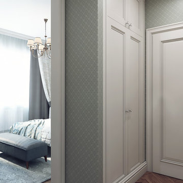 Interior design in residential complex "Chocolate"
