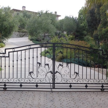 Custom Iron Driveway Gates