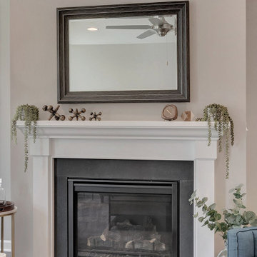 Soothing Grays and Navy Home