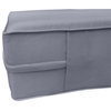|COVER ONLY| Outdoor Piped Trim 6" Crib Size Daybed Fitted Sheet Slipcover AD001
