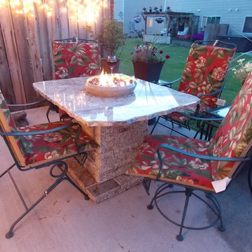Recycled Granite Fire pits and Fire tables
