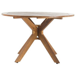 Midcentury Outdoor Dining Tables by GDFStudio