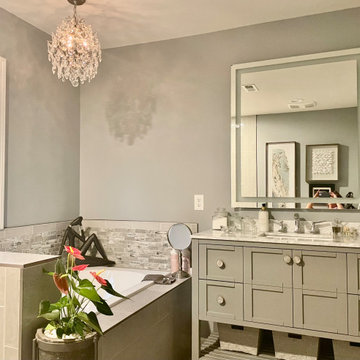 Sassy, Chic Master Bath - Raleigh NC