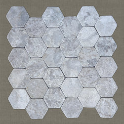 HONEY - Ivory | 12" x 12" Marble Mosaic - Mosaic Tile