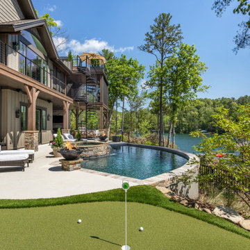 The Cliffs Lakeside Luxury Home and Landscape
