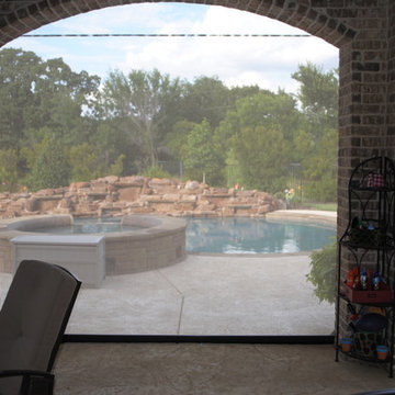 Existing home motorized screens