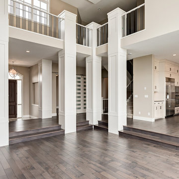 Custom Two Storey 3678sqft, 4 Bedrooms Up, Backing Ponds