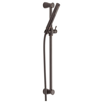 Delta Grail Single-Setting Slide Bar Hand Shower, Venetian Bronze, 57085-RB