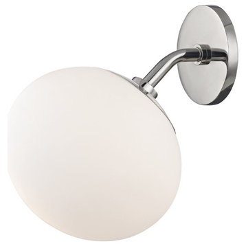 Mitzi H134101 Estee 1 Light 10"H Wall Sconce - Polished Nickel
