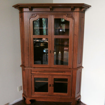 Greene and Greene Style Corner Cabinet